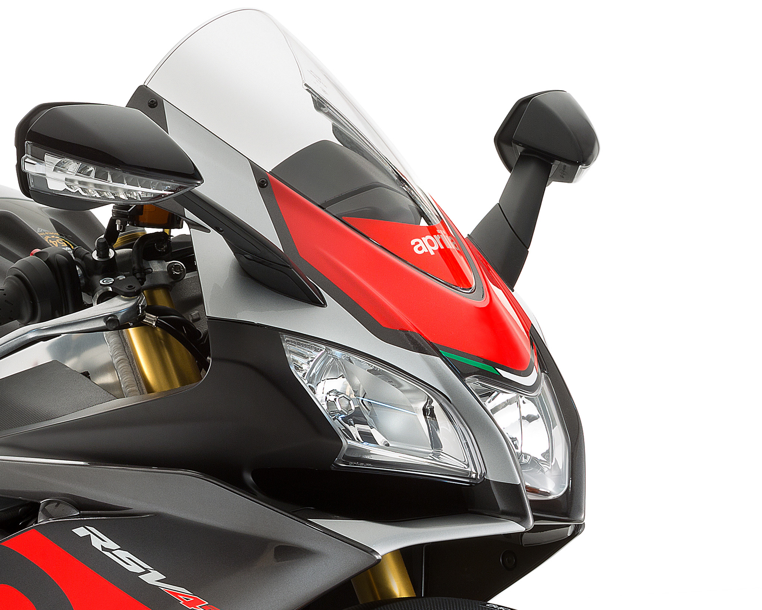 Aprilia RSV4 RR - Un proyecto innovador Moto RSV4 RR color negro y gris con detalles en rojo. Marca Aprilia